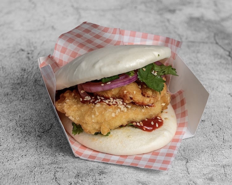 bao burger at nottingham chinese takeaway